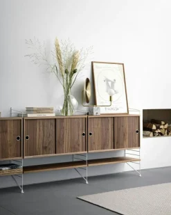 String Modulära Hyllsystem-Hyllplan 3-pack 78x20 cm, Mörkgrå