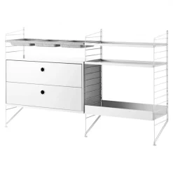 String Hyllsystem No 15, Svart