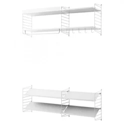 String Hyllsystem No 10, Vit