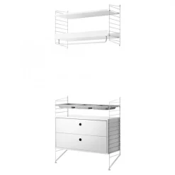 String Hyllsystem No 14, Vit