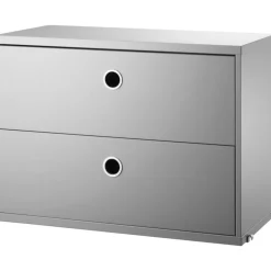 String Lådhurts 78x30 cm, Mörkgrå