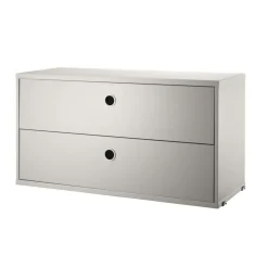 String Lådhurts 78x30 cm, Mörkgrå