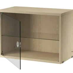 String Skåp Med Glasdörr 30x58 cm, Mörkgrå