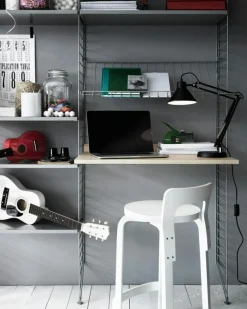 String Tidningshylla 30x78 cm, Grå