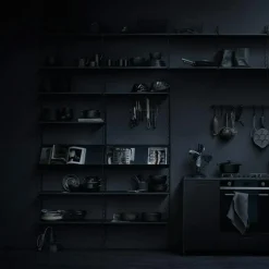 String Tidningshylla 30x78 cm, Beige