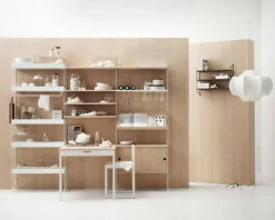 String Tidningshylla 30x78 cm, Beige