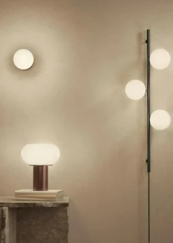 Edgeform Vägglampor|Plafonder-Stringball 1 Vägg-/Taklampa, Mässing