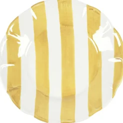 Pick a Poppy Assietter-Stripe Assiett 22 cm, Grön