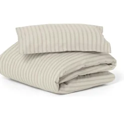 Stripe Mauve Bäddset, 70x80 + 28x35 cm