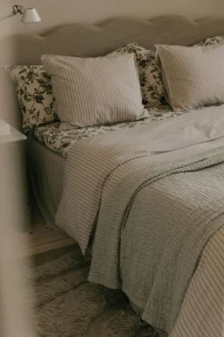 Stripe Mauve Örngott, 50x60 cm