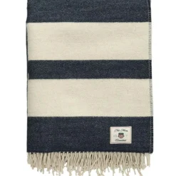 Stripe Ullpläd 130x200 cm, Deep Forest