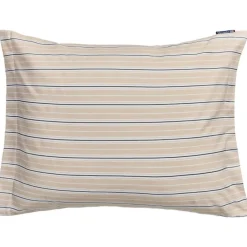 Lexington Örngott-Striped Poplin Örngott 50x60 cm, Beige