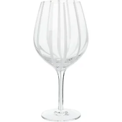 Striped Rödvinsglas, 65 cl