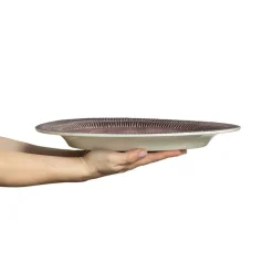 Stripes Fat 35x30 cm, Cinnamon