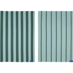Mette Ditmer Kökshanddukar-STRIPES Kökshandduk 2-pack 50x70 cm, Sand