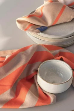 Mette Ditmer Kökshanddukar-STRIPES Kökshandduk 2-pack 50x70 cm, Sand