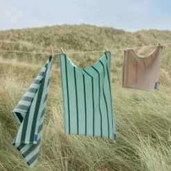 Mette Ditmer Kökshanddukar-STRIPES Kökshandduk 2-pack 50x70 cm, Sand