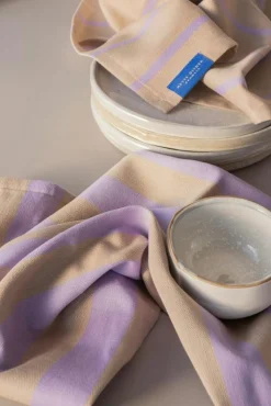 Mette Ditmer Kökshanddukar-STRIPES Kökshandduk 2-pack 50x70 cm, Sand