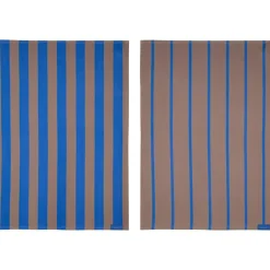 Mette Ditmer Kökshanddukar-STRIPES Kökshandduk 2-pack 50x70 cm, Sand