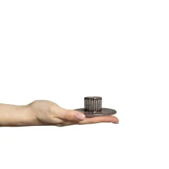 Mateus Ljusstakar-Stripes Ljusstake 8 cm, Vit