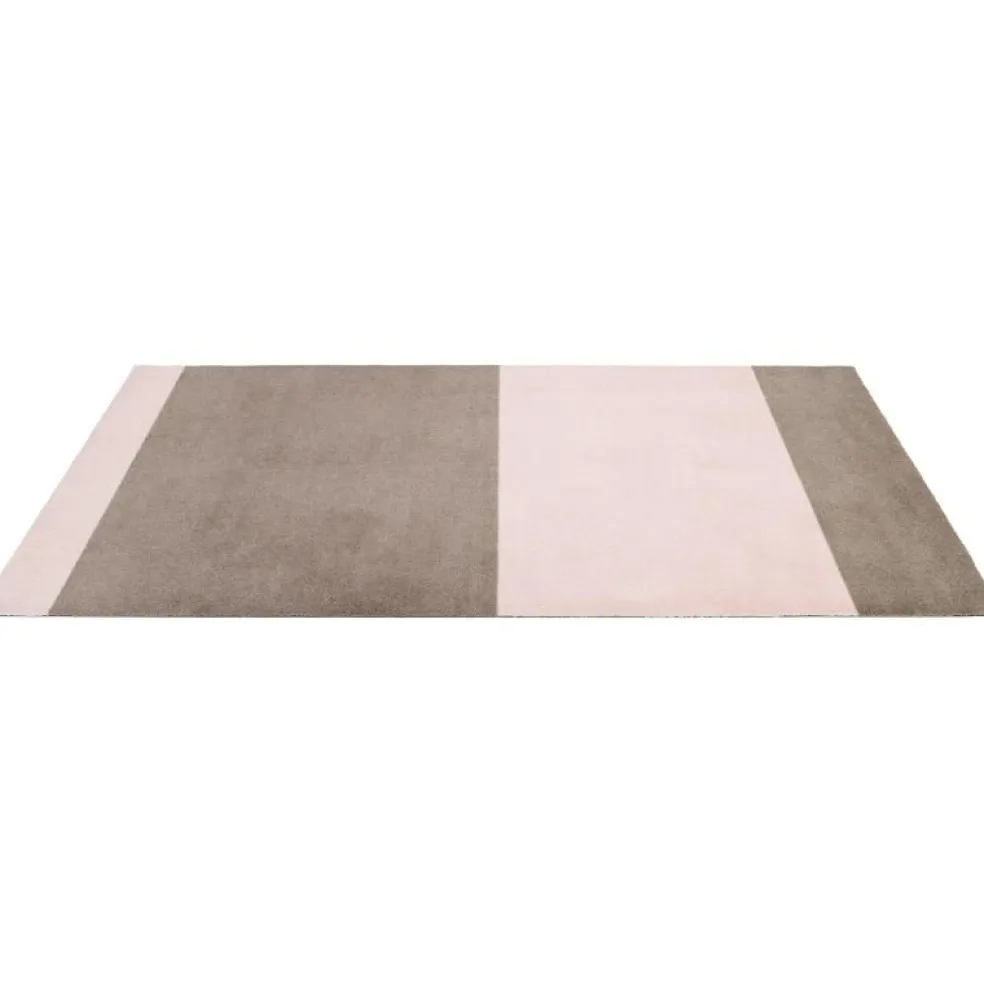 Stripes Matta Sand/Light Rose, 90x200 cm