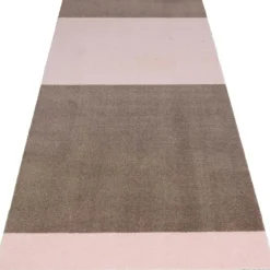 Stripes Matta Sand/Light Rose, 90x200 cm