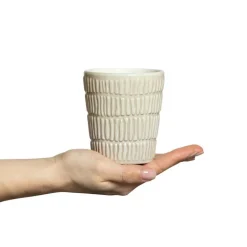 Stripes Mugg 30 cl, Gul