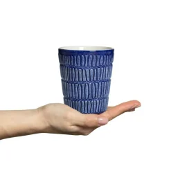 Stripes Mugg 30 cl, Gul