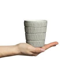 Stripes Mugg 30 cl, Gul