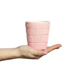 Stripes Mugg 30 cl, Gul