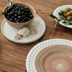 Mateus Assietter-Stripes Tallrik 21 cm, Sand