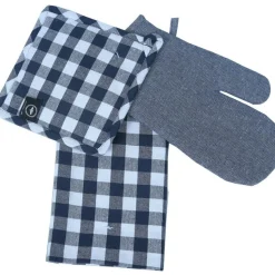 Recycled by Wille Grytlappar & Grytvantar-Sture Grillset, / Vit