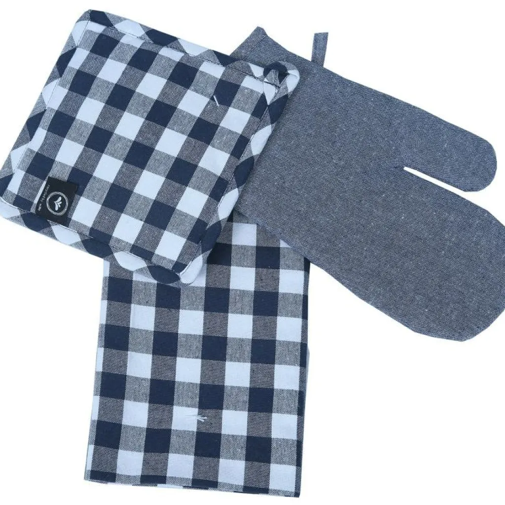 Recycled by Wille Grytlappar & Grytvantar-Sture Grillset, / Vit