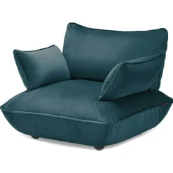 Fatboy Fåtöljer-Sumo Fåtölj Sammet, Petrol