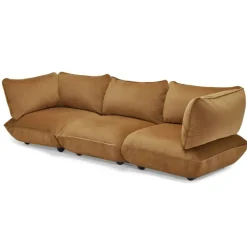 Fatboy 4-Sitssoffor +-Sumo 4-Sitssoffa Sammet, Petrol