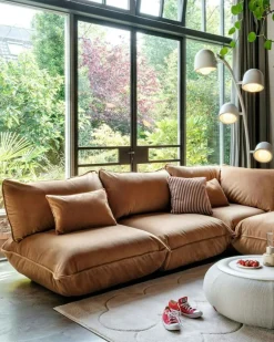 Fatboy 4-Sitssoffor +-Sumo 4-Sitssoffa Sammet, Petrol