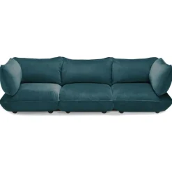 Fatboy 4-Sitssoffor +-Sumo 4-Sitssoffa Sammet, Petrol