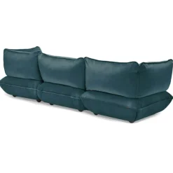 Fatboy 4-Sitssoffor +-Sumo 4-Sitssoffa Sammet, Petrol