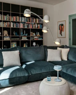 Fatboy 4-Sitssoffor +-Sumo 4-Sitssoffa Sammet, Petrol