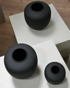 Sunao Vas Ø25 cm, Svart