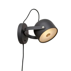 Co Bankeryd Sänglampor|Vägglampor-Svejk 13 Vägglampa, Svart/Nickel