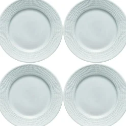 Rörstrand Assietter-Swedish Grace Assiett 17 cm 4-pack, Snö