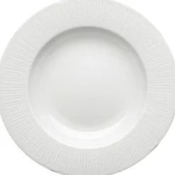 Rörstrand Djupa Tallrikar-Swedish Grace Djup Tallrik 25 cm, Snö (Vit)
