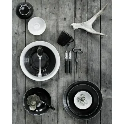 Rörstrand Djupa Tallrikar-Swedish Grace Djup Tallrik 25 cm, Snö (Vit)