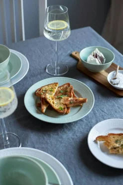 Rörstrand Djupa Tallrikar-Swedish Grace Djup Tallrik 25 cm, Snö (Vit)