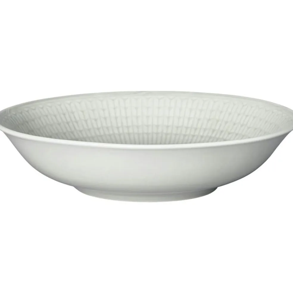 Swedish Grace Djup Tallrik 19 cm, Snö (Vit)