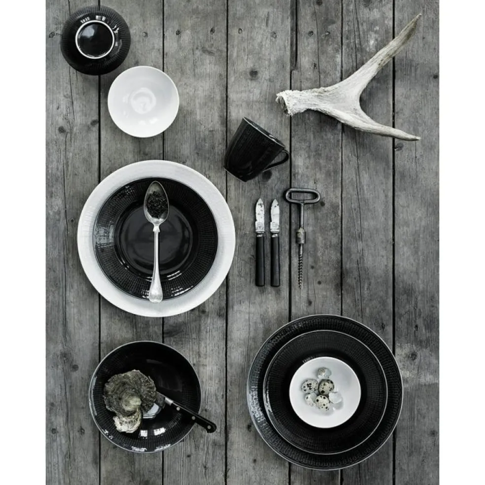 Swedish Grace Djup Tallrik 19 cm, Snö (Vit)