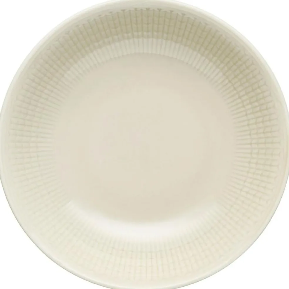 Swedish Grace Djup Tallrik 19 cm, Snö (Vit)