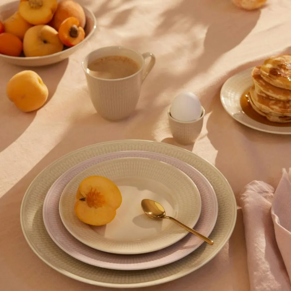 Swedish Grace Djup Tallrik 19 cm, Snö (Vit)