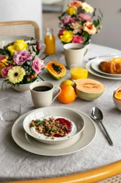 Rörstrand Mattallrikar-Swedish Grace Tallrik 21 cm 6-pack, Ros (Rosa)